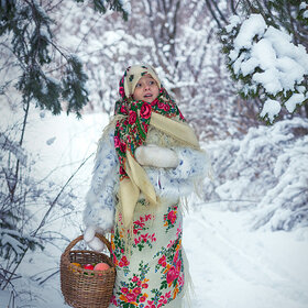 Детские фото. Девочка. За подснежниками